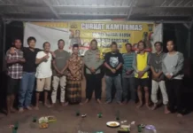 Bhabinkamtibmas Mukakuning Ajak Warga Curhat Keamanan dan Ketertiban Masyarakat