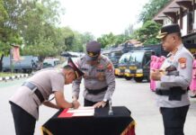 Ipda Bobby Pratama Resmi Jabat Kapolsek Bulang Gantikan Iptu Adyanto Syofyan