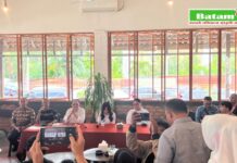 Coffe Morning BP Batam-Pers, Amsakar-Li Claudia Urai Program Tancap Gas Majukan Batam