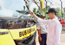 Bus Gratis untuk Pelajar Hinterland dari Pemko Batam