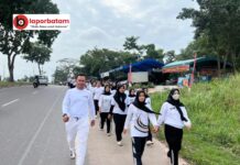 Rutan Batam Gelar Jalan Santai Jaga Stamina dan Perkuat Soliditas