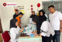Rutan Batam Gelar Tes Urine Dukung Program P4GN dan program Aksi Kemenimipas
