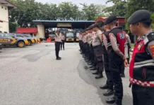 Jaga Kamtibmas Pasca Libur Tahun Baru, Polresta Gelar Apel