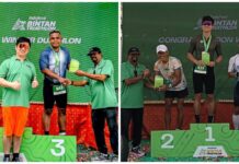 Turun di Lintasan Duathlon Sejauh 55 KM, Ketua FTI Kepri, Eddy Rivana Raih Podium ke 3