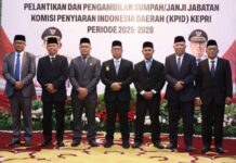 Wagub Kepri Lantik Komisioner KPID periode 2025–2028