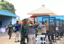 Wakil Walikota Tanjungpinang Ikuti Latihan Menembak