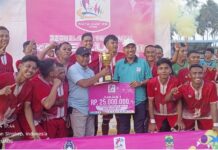 Turnamen Kute Cup VIII Resmi Ditutup Wakil Bupati Lingga