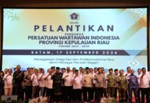 PWI Kepri Resmi Dilantik Ulang, Bawa Spirit “DNA Pejuang” dan Perkuat Sinergi Daerah